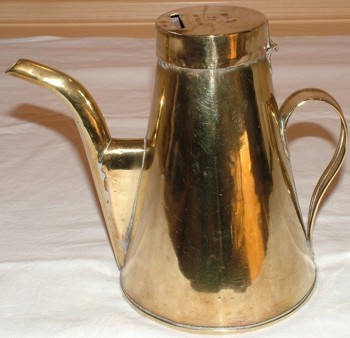 Messingkanne als Sammelbüchse K1 - 1928